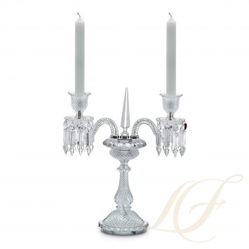 Канделябр на 2 свечи 46см коллекции Zenith бренда Baccarat
