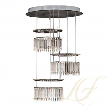 Люстра на 3 модуля 300 x 90см коллекции Lady Crinoline Comete бренда Baccarat