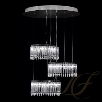 Люстра на 3 модуля 300 x 90см коллекции Lady Crinoline Classique бренда Baccarat