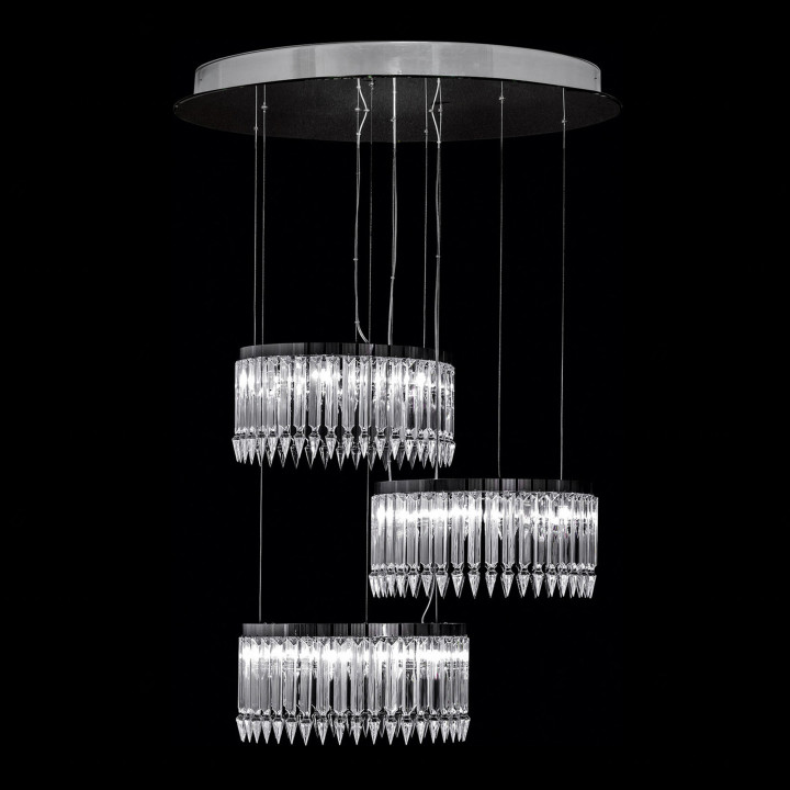 Люстра на 3 модуля 300 x 90см коллекции Lady Crinoline Classique бренда Baccarat
