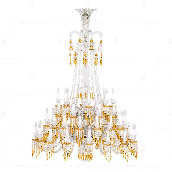 Люстра на 48 свечей 197 x 139см коллекции Zenith Charleston бренда Baccarat