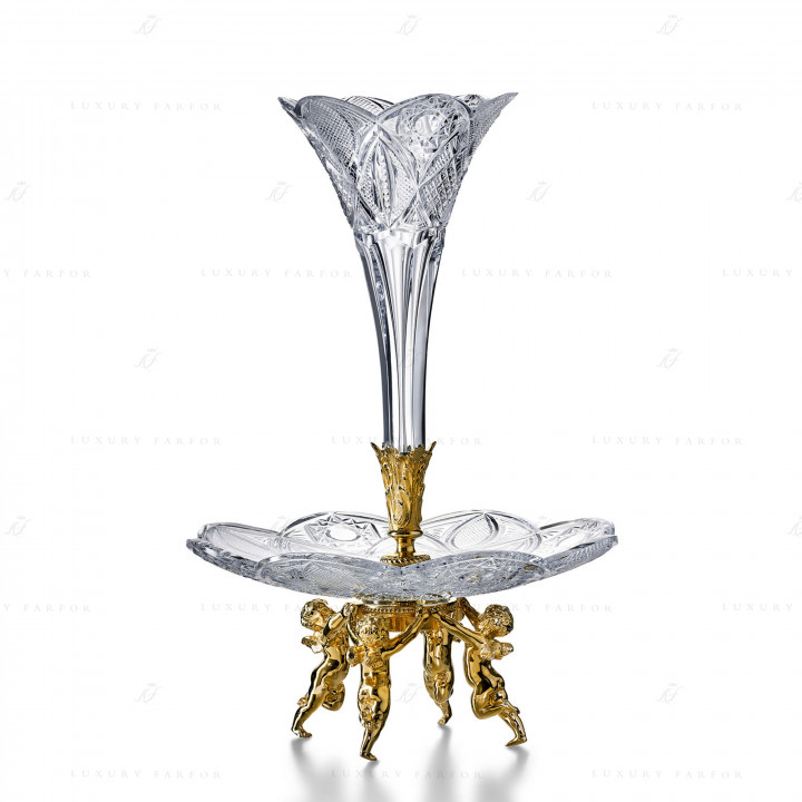 Ваза с блюдом 43см коллекции Haute Couture 