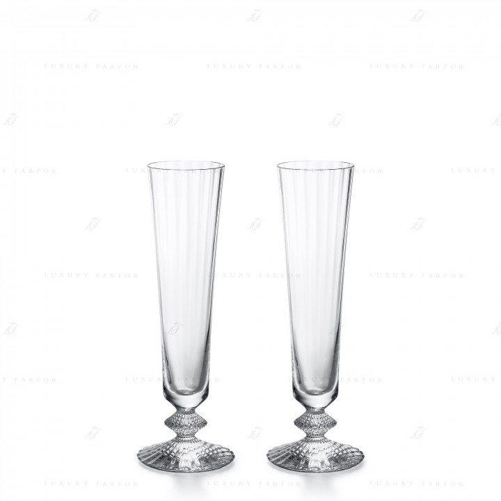 Флюте для шампанского, 2шт. 180мл коллекции Mille Nuits бренда Baccarat