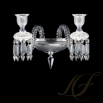 Бра, настенный светильник на 2 ламп 29 x 31 x 38см коллекции Zenith Comete бренда Baccarat