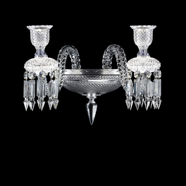 Бра, настенный светильник на 2 ламп 29 x 31 x 38см коллекции Zenith Comete бренда Baccarat