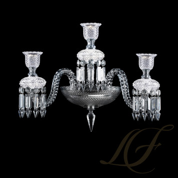 Бра, настенный светильник на 3 ламп 40 x 31 x 53см коллекции Zenith Comete бренда Baccarat