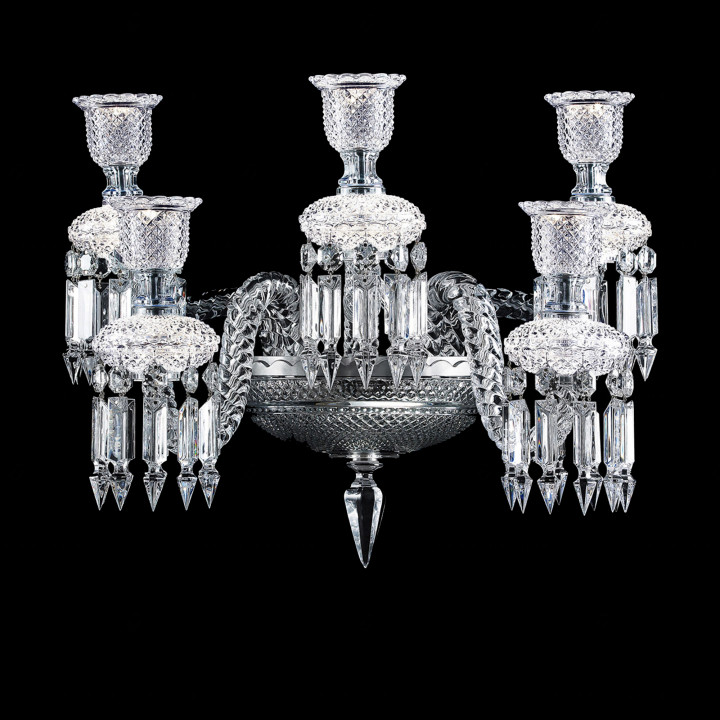 Бра, настенный светильник на 5 ламп 40 x 31 x 48см коллекции Zenith Comete бренда Baccarat