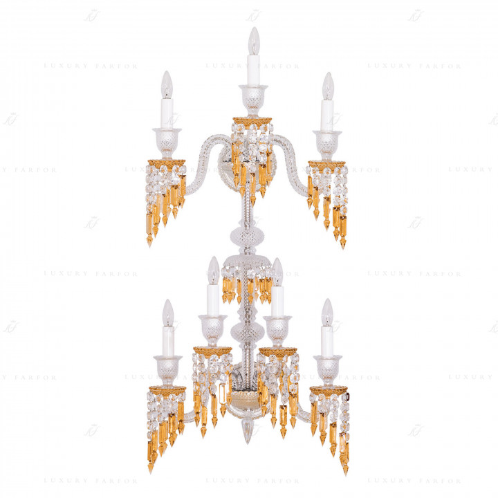 Бра, настенный светильник на 7 ламп 112 x 32 x 52см коллекции Zenith Charleston бренда Baccarat