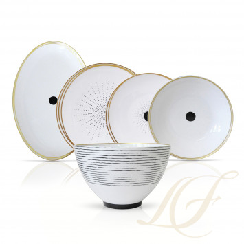 Столовый сервиз на 6 персон коллекции Aboro бренда Bernardaud