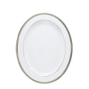 Блюдо овальное 38см коллекции Athena Platine бренда Bernardaud