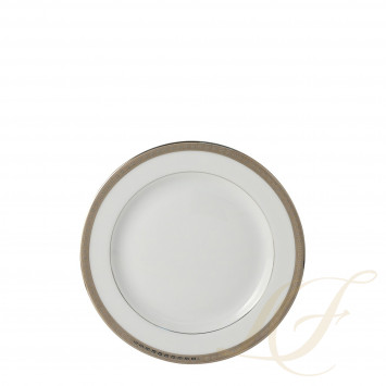 Тарелка десертная 19см коллекции Athena Platine бренда Bernardaud