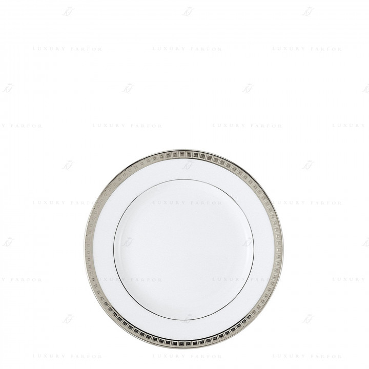 Тарелка десертная 16см коллекции Athena Platine бренда Bernardaud