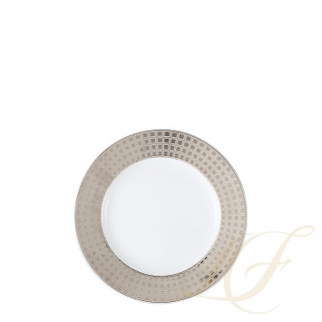 Тарелка десертная 16см коллекции Athena Platine бренда Bernardaud