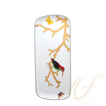 Блюдо для пирога 37см коллекции Aux Oiseaux бренда Bernardaud