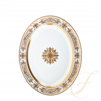 Блюдо овальное 38см коллекции Aux Rois Or бренда Bernardaud