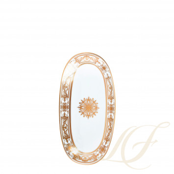 Блюдо для гарнира 23х12см коллекции Aux Rois Or бренда Bernardaud