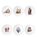 Тарелка десертная 16см, 6шт. коллекции Banality Series - Jeff Koons (Лимитированная серия на 4500 пред.) бренда Bernardaud