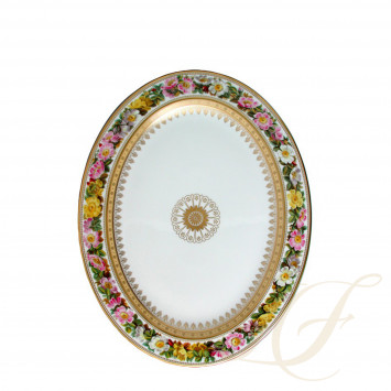 Блюдо овальное 33см коллекции Botanique бренда Bernardaud
