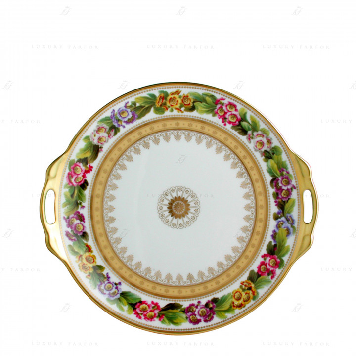 Блюдо для пирога с ручками 27см коллекции Botanique бренда Bernardaud