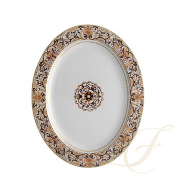 Блюдо овальное 38см коллекции Boulle (Лимитированная серия на 1000 пред.) бренда Bernardaud