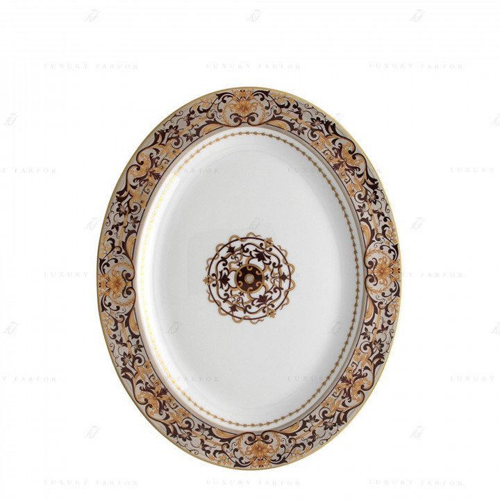 Блюдо овальное 33см коллекции Boulle (Лимитированная серия на 1000 пред.) бренда Bernardaud