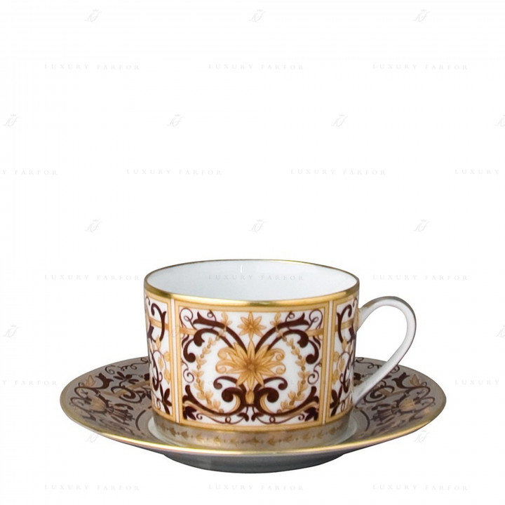 Чашка чайная с блюдцем 150мл коллекции Boulle (Лимитированная серия на 1000 пред.) бренда Bernardaud