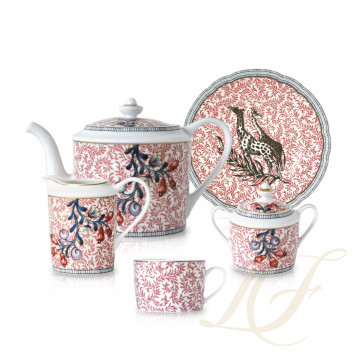 Чайный сервиз на 6 персон коллекции Braquenie бренда Bernardaud