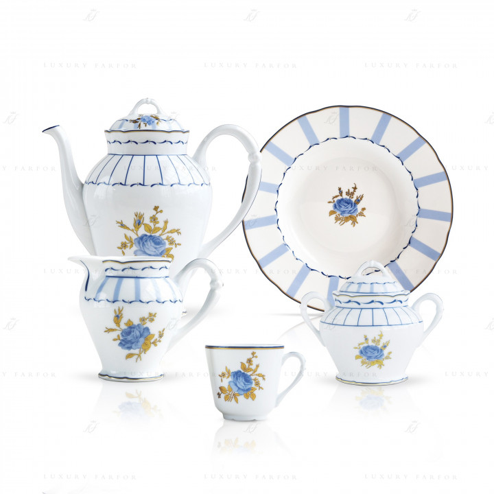 Кофейный сервиз на 6 персон коллекции Brocante бренда Bernardaud