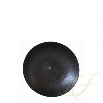 Тарелка десертная 16см коллекции Bulle Sable Noir бренда Bernardaud