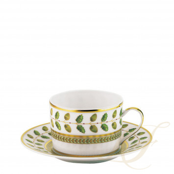 Чашка чайная с блюдцем 150мл коллекции Constance бренда Bernardaud