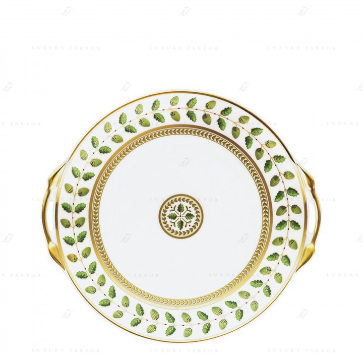 Блюдо для пирога с ручками 27см коллекции Constance бренда Bernardaud