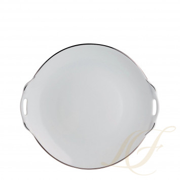 Блюдо для пирога с ручками 27см коллекции Cristal бренда Bernardaud