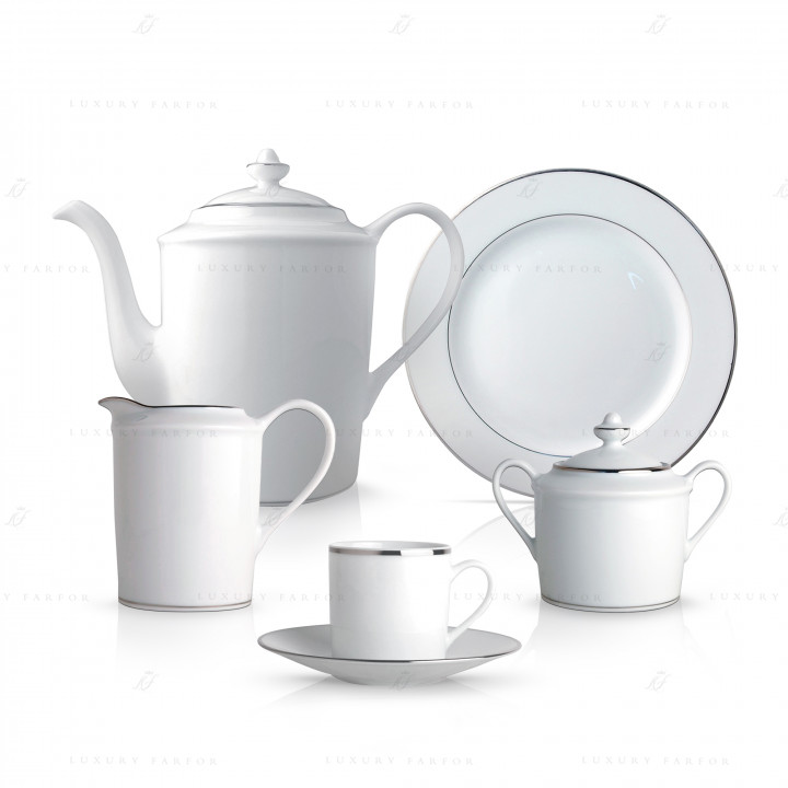 Кофейный сервиз на 6 персон коллекции Cristal бренда Bernardaud