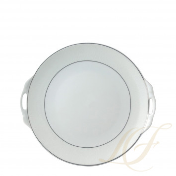 Блюдо для пирога с ручками 27см коллекции Dune бренда Bernardaud