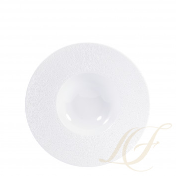 Тарелка суповая 27см коллекции Ecume Blanc бренда Bernardaud