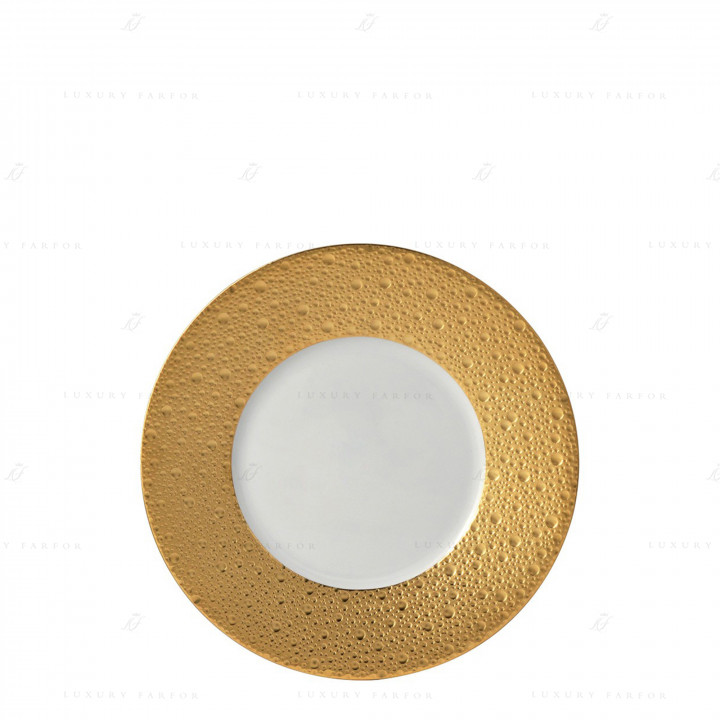 Тарелка закусочная 21см коллекции Ecume Or бренда Bernardaud