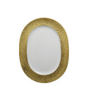 Блюдо овальное 30см коллекции Ecume Or бренда Bernardaud