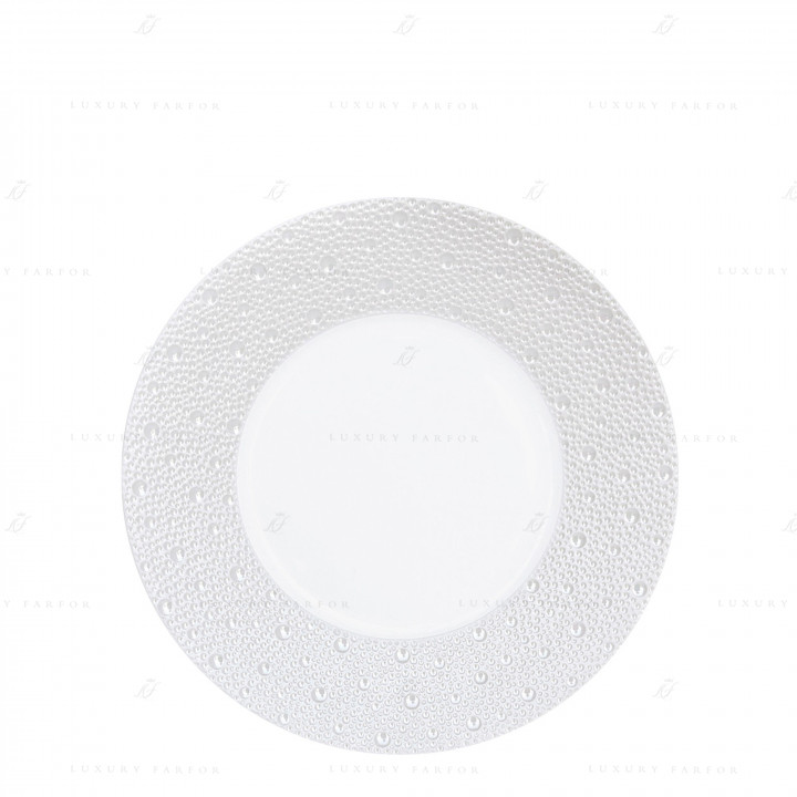 Тарелка главная 27см коллекции Ecume Pearl бренда Bernardaud