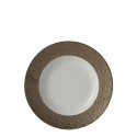 Тарелка суповая 23см коллекции Ecume Platine бренда Bernardaud