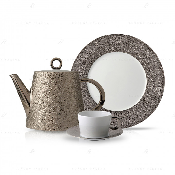Коллекция Ecume Platine бренда Bernardaud