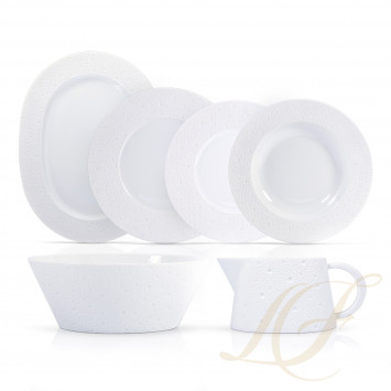 Столовый сервиз на 6 персон коллекции Ecume бренда Bernardaud