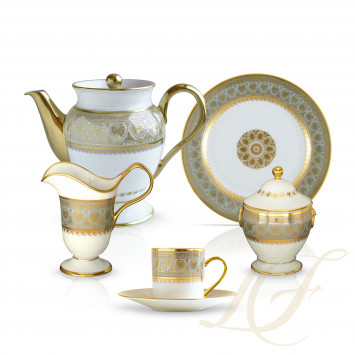 Кофейный сервиз на 6 персон коллекции Elysee бренда Bernardaud