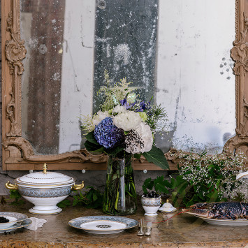 Кофейный сервиз на 6 персон коллекции Elysee бренда Bernardaud