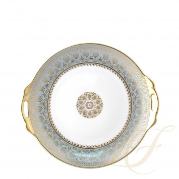 Блюдо для пирога с ручками 27см коллекции Elysee бренда Bernardaud