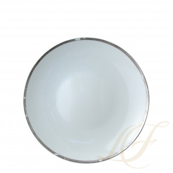 Тарелка глубокая 29см коллекции Feuille D'Argent бренда Bernardaud