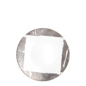 Тарелка закусочная 21см коллекции Feuille D'Argent бренда Bernardaud