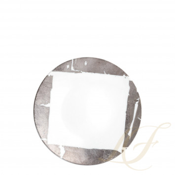 Тарелка закусочная 21см коллекции Feuille D'Argent бренда Bernardaud