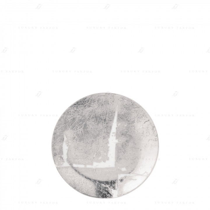 Тарелка десертная 14см коллекции Feuille D'Argent бренда Bernardaud