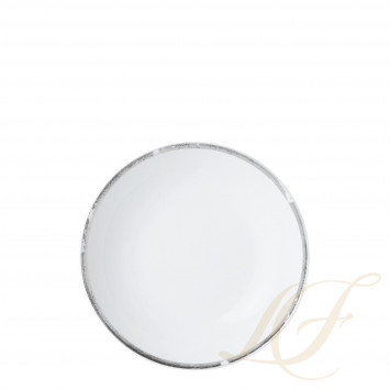 Тарелка суповая 19см коллекции Feuille D'Argent бренда Bernardaud