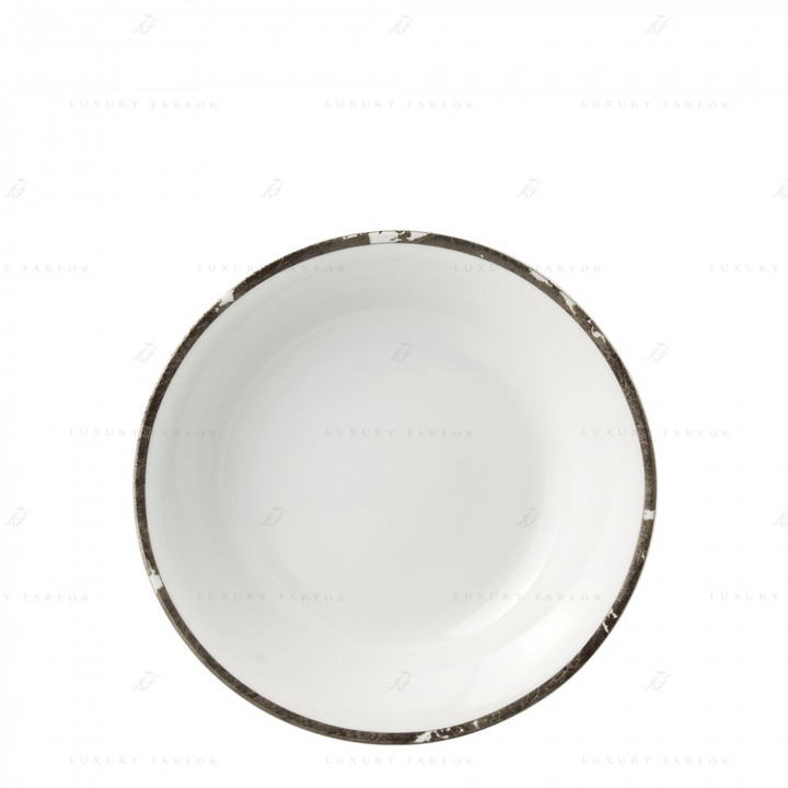 Чаша для овощей 24см коллекции Feuille D'Argent бренда Bernardaud